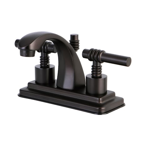 Kingston Brass KS4645ML 4" Centerset Bathroom Faucet, Oil Rubbed Bronze KS4645ML